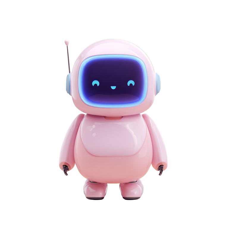 Cute Ai Robot V13 Vinyl Car Decal Sticker – Waterproof & UV-Resistant 3.4133333333333336"
