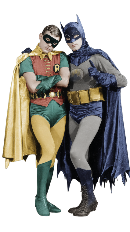 Batman & Robin V2 Vinyl Car Decal Sticker – Waterproof & UV-Resistant 9.706666666666667"