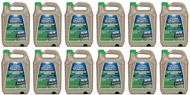 12x Original Technology 50/50 Pre-Diluted Engine Coolant | 1 Gallon Bottle - Protects From Rust & Corrosion