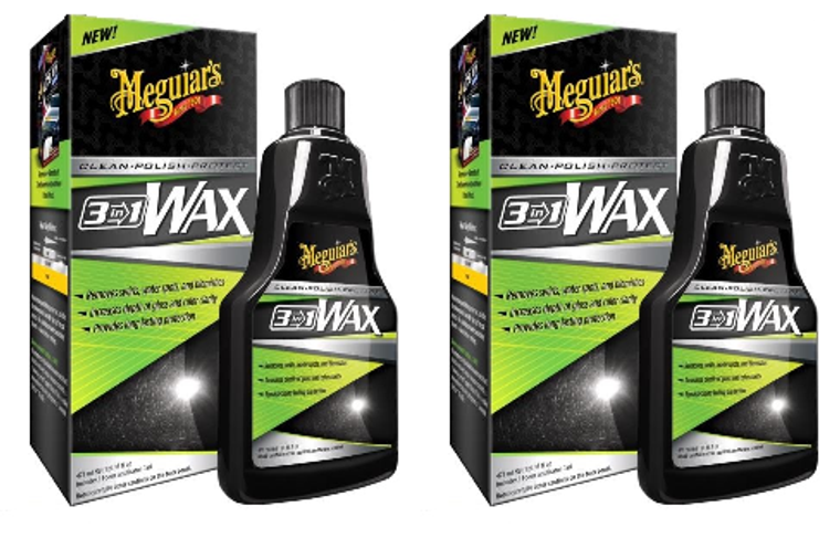 2x Meguiars Car Wax | Cleaner Wax, High Gloss Shine, Long-Lasting Protection