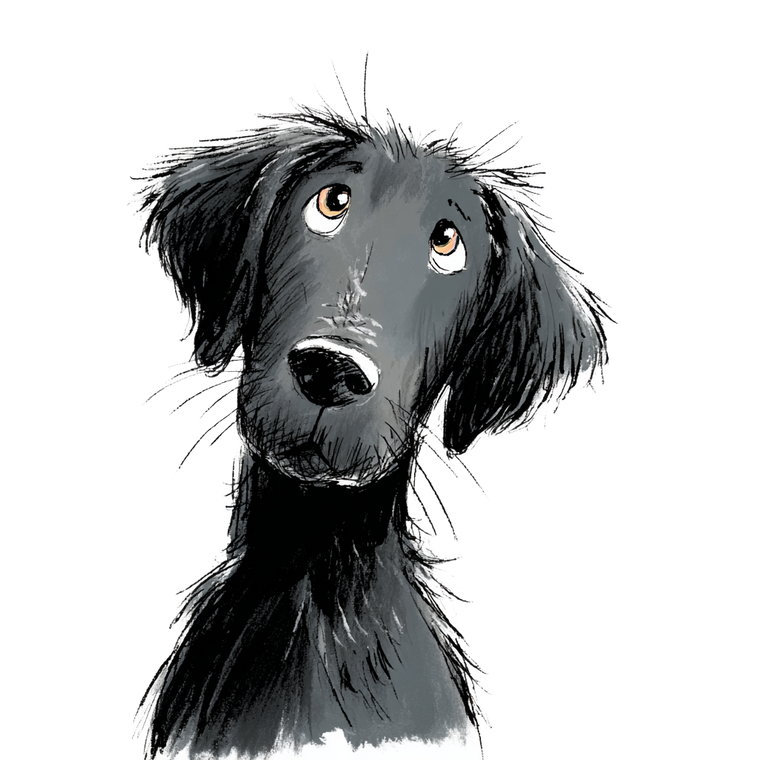Cute Retriever Drawing Vinyl Car Decal Sticker – Waterproof & UV-Resistant 6.826666666666667"