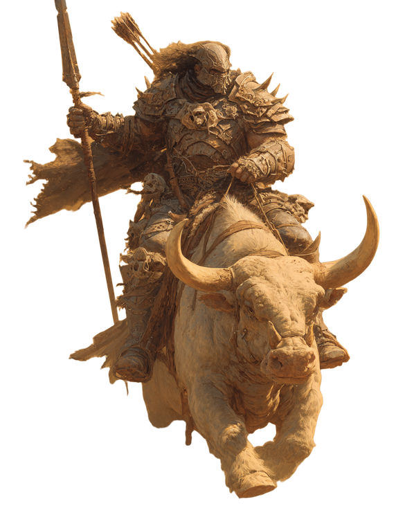 Orc Rider Vinyl Car Decal Sticker – Waterproof & UV-Resistant 4.1066666666666665"
