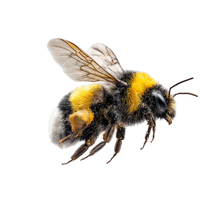 Puffy Flying Bee Vinyl Car Decal Sticker – Waterproof & UV-Resistant 6.826666666666667"