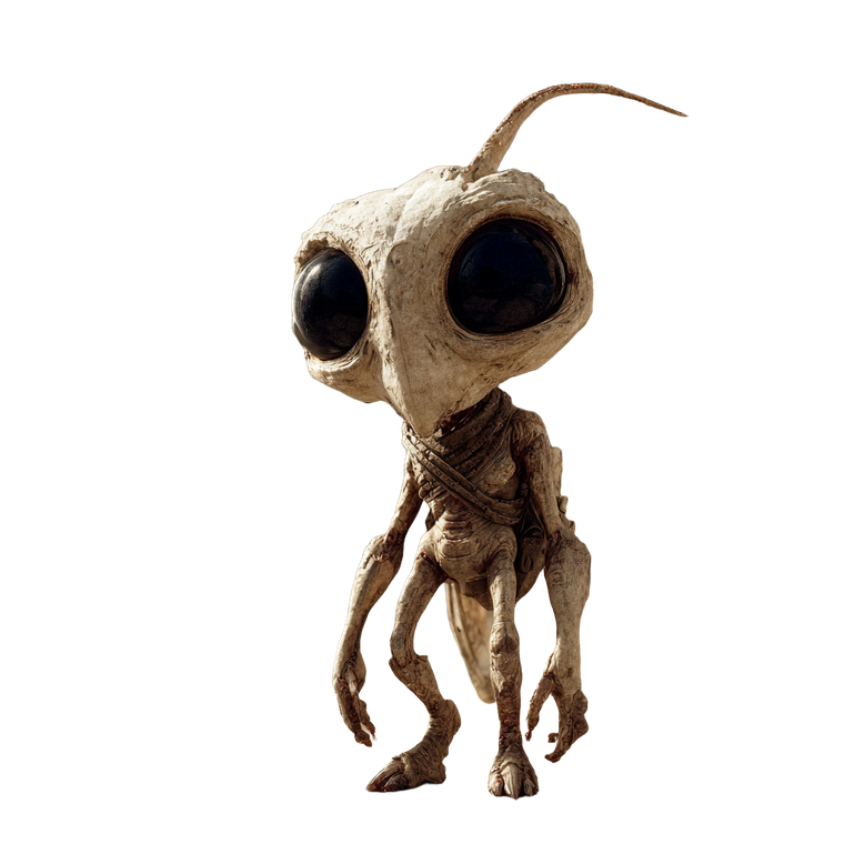 Desert Alien Creature V2 Vinyl Car Decal Sticker – Waterproof & UV-Resistant 3.4133333333333336"