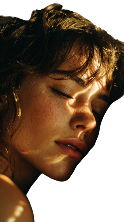 Sleeping Woman Close-Up Vinyl Car Decal Sticker – Waterproof & UV-Resistant 9.706666666666667"