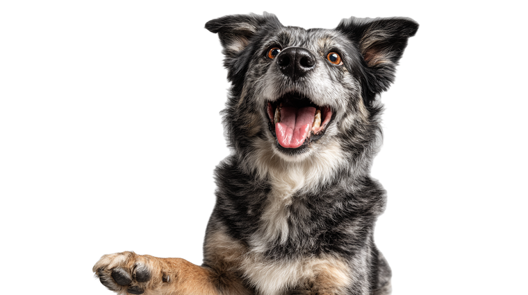 Playful Border Collie V8 Vinyl Car Decal Sticker – Waterproof & UV-Resistant 2.72"