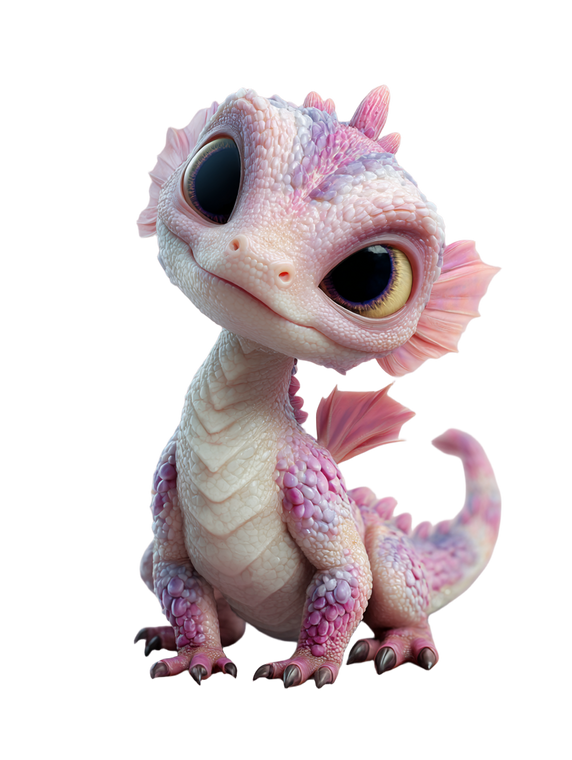 Cute Baby Dragon V13 Vinyl Car Decal Sticker – Waterproof & UV-Resistant 4.1066666666666665"