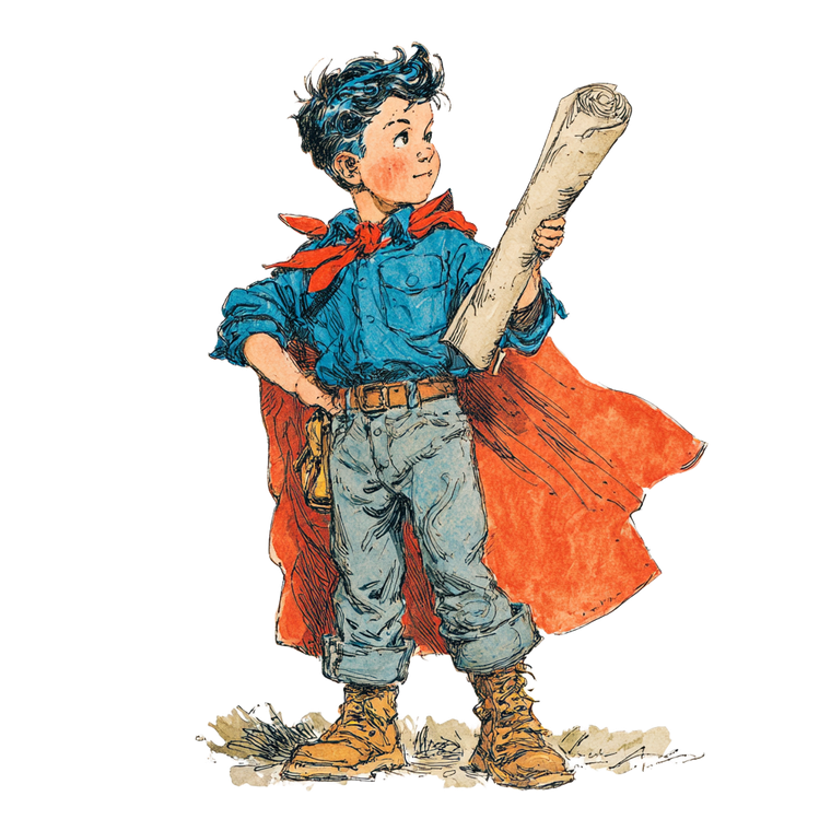 Cub Scout Hero V3 Vinyl Car Decal Sticker – Waterproof & UV-Resistant 3.4133333333333336"