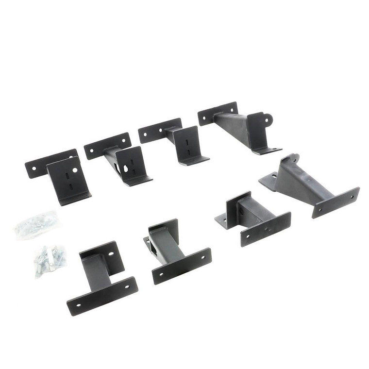 Heavy Duty Frame Mounted Brackets for Go Rhino Dominator Xtreme Side Steps | Easy Installation