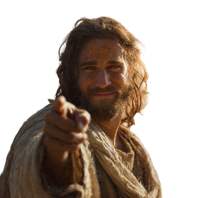 Jesus Smiling V3 Vinyl Car Decal Sticker – Waterproof & UV-Resistant 3.4133333333333336"