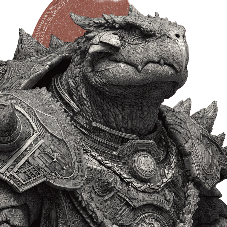 Intergalactic Gamera Overlord V2 Vinyl Car Decal Sticker – Waterproof & UV-Resistant 6.826666666666667"