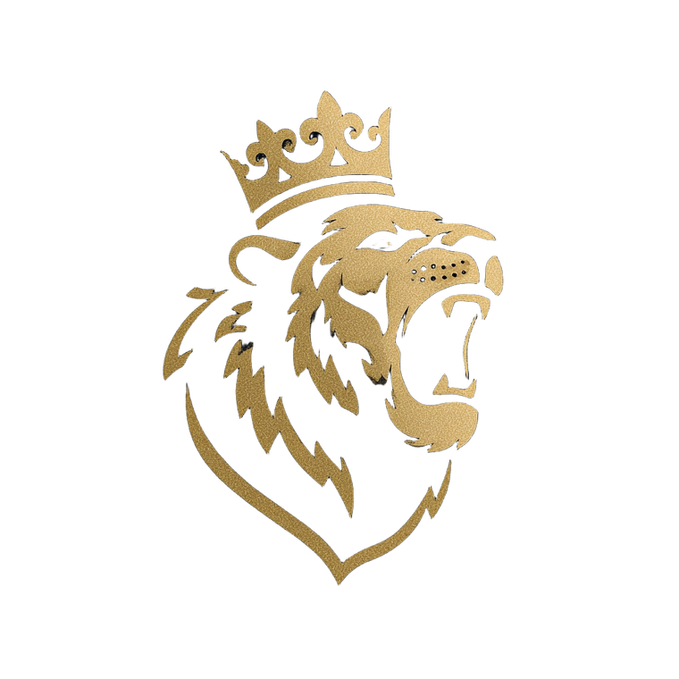 Roaring Lion Logo V2 Vinyl Car Decal Sticker – Waterproof & UV-Resistant 3.4133333333333336"
