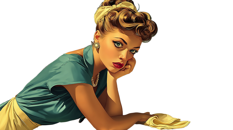 Retro Kitchen Scene V3 Vinyl Car Decal Sticker – Waterproof & UV-Resistant 5.4