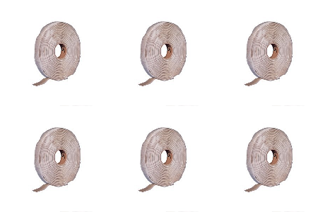 6x Heng's Industries Butyl Roof Repair Tape | Seal Windows/Doors/Vents | Ideal for Rubber Roofs | 1" x 20ft Roll