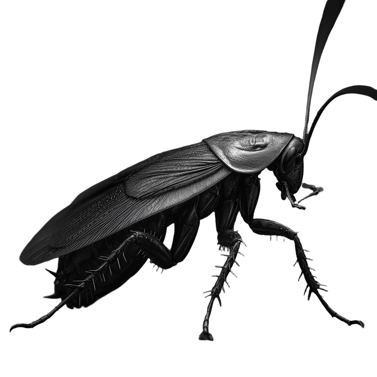 Dark Digital Cockroach V3 Vinyl Car Decal Sticker – Waterproof & UV-Resistant 6.826666666666667"