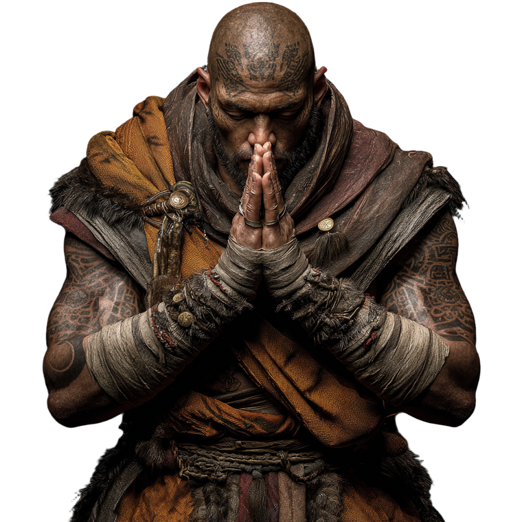 Dnd Goliath Monk V2 Vinyl Car Decal Sticker – Waterproof & UV-Resistant 3.4133333333333336"