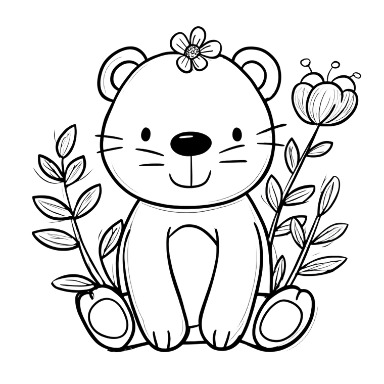 Kids Coloring Page V2 Vinyl Car Decal Sticker – Waterproof & UV-Resistant 6.826666666666667"