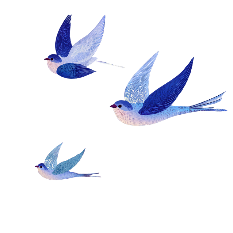 Big Swallows Art Vinyl Car Decal Sticker – Waterproof & UV-Resistant 6.826666666666667"