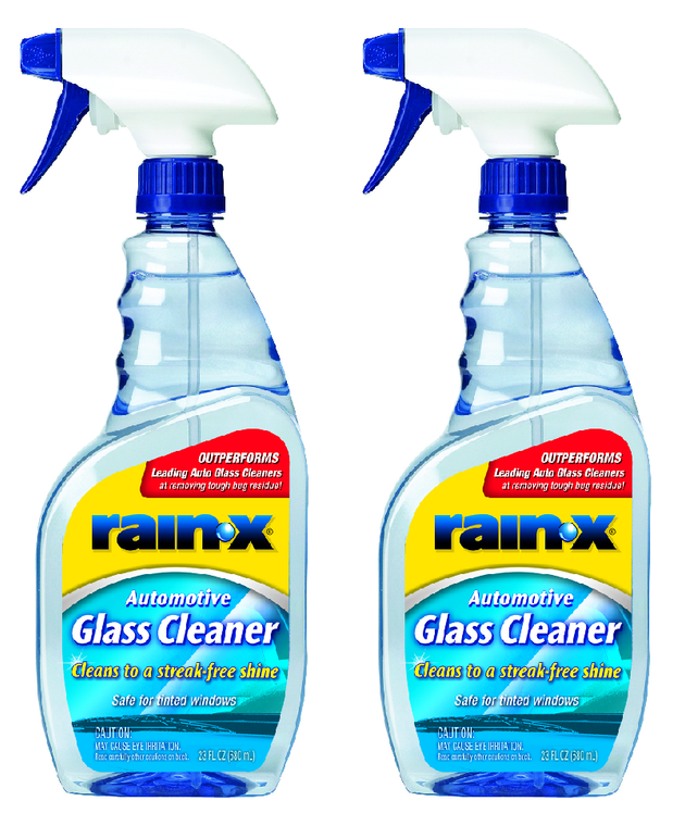 2x Rain-X Automotive Strength Glass Cleaner | for Exterior & Interior Use | Safe for Tinted Windows