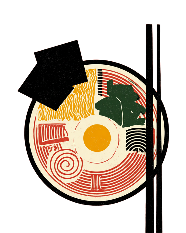 Japanese Ramen Bowl V3 Vinyl Car Decal Sticker – Waterproof & UV-Resistant 4.0"