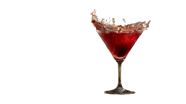 Cocktail Explosion Still Vinyl Car Decal Sticker – Waterproof & UV-Resistant 5.4