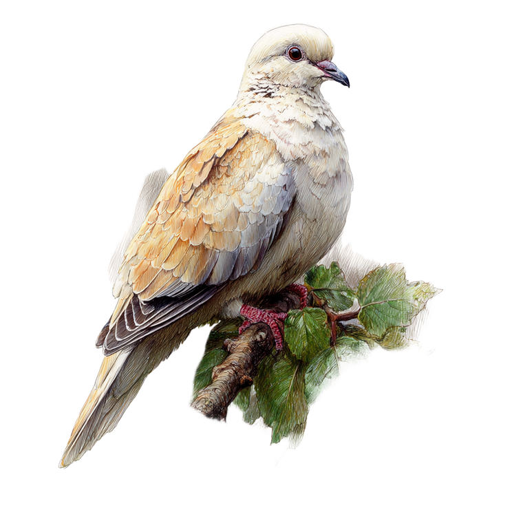 Dove On Branch Vinyl Car Decal Sticker – Waterproof & UV-Resistant 3.4133333333333336"