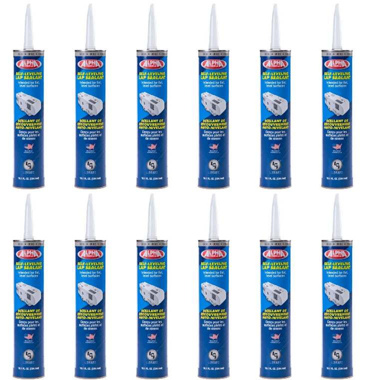 12x Ultimate RV Roof Caulk | Self-Leveling Beige Sealant | 1021 Low VOC | Ideal for RV Roofs, Vents, Skylights