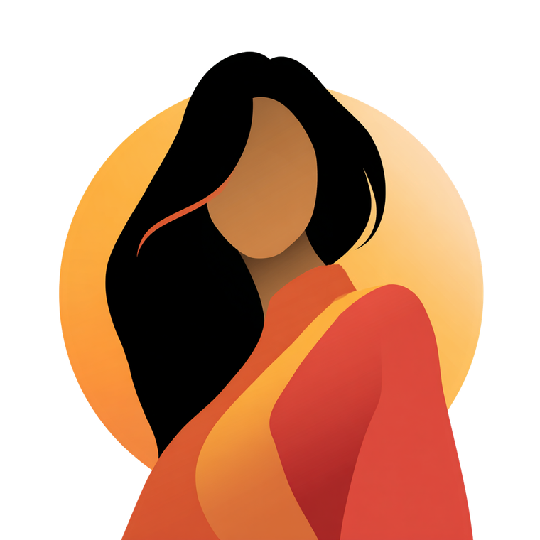 Faceless Woman Logo Vinyl Car Decal Sticker – Waterproof & UV-Resistant 3.4133333333333336"