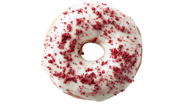 Glazed Donut Top Vinyl Car Decal Sticker – Waterproof & UV-Resistant 5.4