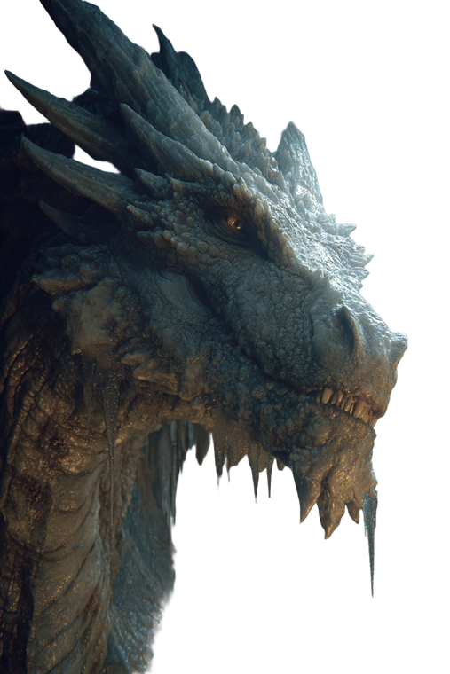 Ice Dragon V8 Vinyl Car Decal Sticker – Waterproof & UV-Resistant 8.96"