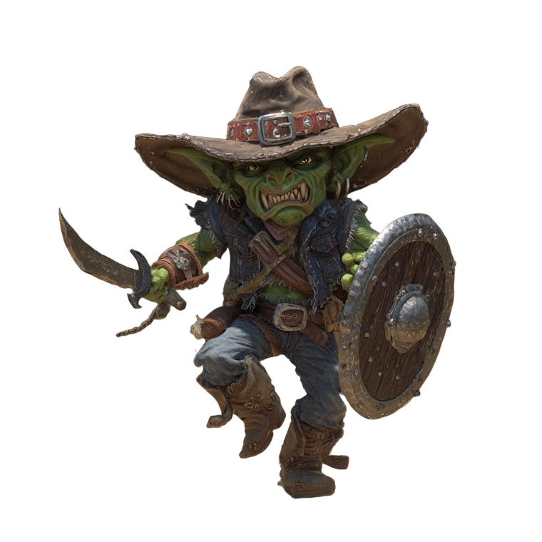 Angry Goblin Outlaw Vinyl Car Decal Sticker – Waterproof & UV-Resistant 6.826666666666667"