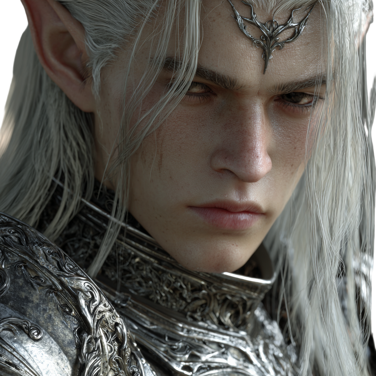 Handsome Male Elf V7 Vinyl Car Decal Sticker – Waterproof & UV-Resistant 3.4133333333333336"