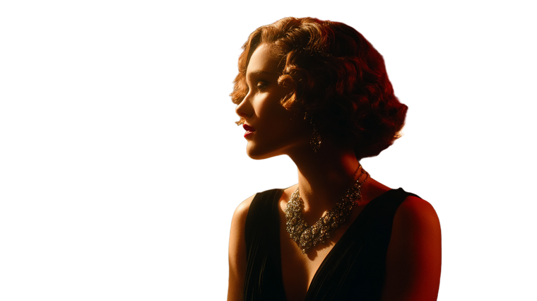 Glamorous Jazz Singer V8 Vinyl Car Decal Sticker – Waterproof & UV-Resistant 5.4
