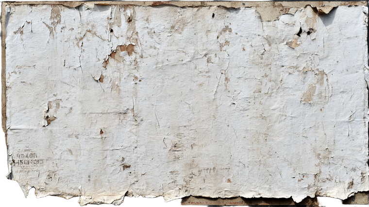 Aged Paper Billboard V5 Vinyl Car Decal Sticker – Waterproof & UV-Resistant 5.4