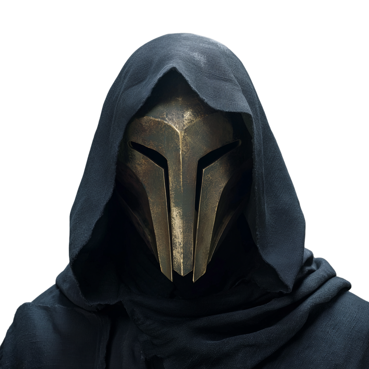 Cloaked Masked Figure Vinyl Car Decal Sticker – Waterproof & UV-Resistant 3.4133333333333336"