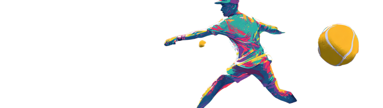 Pickleball Athlete Hitting Vinyl Car Decal Sticker – Waterproof & UV-Resistant 1.92"