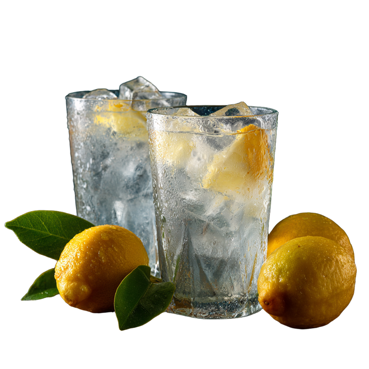 Lemonade Still Life Vinyl Car Decal Sticker – Waterproof & UV-Resistant 3.4133333333333336"