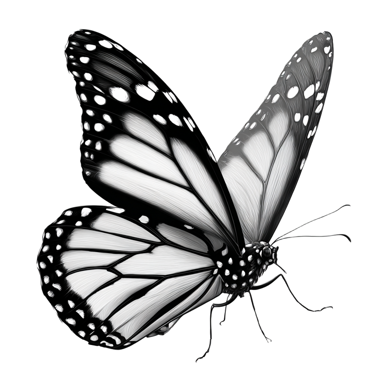 Butterfly Vector V3 Vinyl Car Decal Sticker – Waterproof & UV-Resistant 3.4133333333333336"