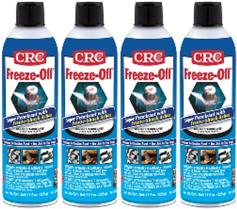 4x Super Freeze-Off Penetrating Oil | Quickly Thaws Rust, Fast Penetration | CRC Industries 11.5oz Aerosol