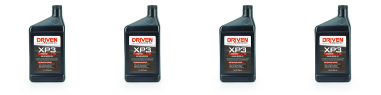 4x XP3 Series Synthetic Oil | SAE 10W30 | Racing Engines | 1 Quart Bottle