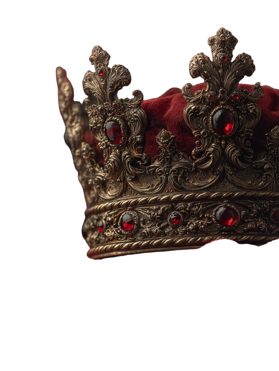 Golden Crown Display Vinyl Car Decal Sticker – Waterproof & UV-Resistant 4.1066666666666665"