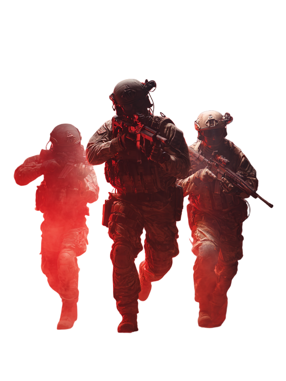 Tactical Soldiers Action Vinyl Car Decal Sticker – Waterproof & UV-Resistant 4.1066666666666665"