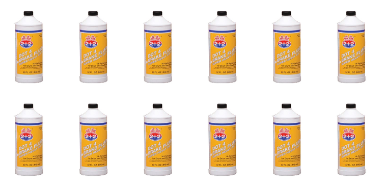 12x High Performance Brake Fluid | 2+2  | Superior Corrosion Resistance