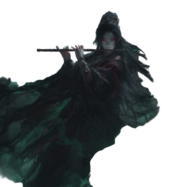 Necromancer Anime Portrait Vinyl Car Decal Sticker – Waterproof & UV-Resistant 6.826666666666667"