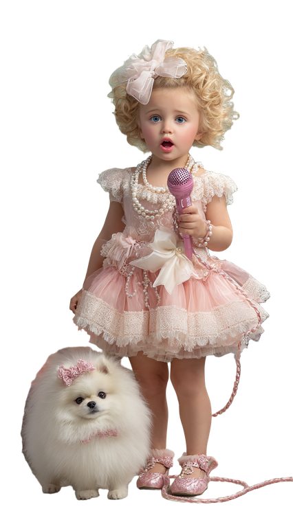 Surprised Toddler Girl Vinyl Car Decal Sticker – Waterproof & UV-Resistant 9.706666666666667"