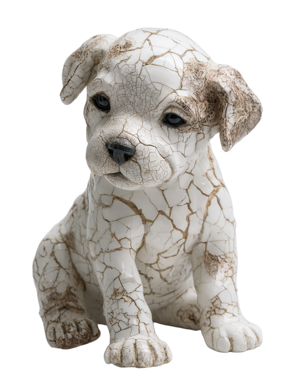 Ceramic Puppy Vinyl Car Decal Sticker – Waterproof & UV-Resistant 4.1066666666666665"