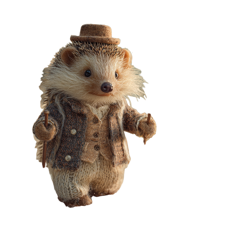 Skiing Hedgehogs Christmas Vinyl Car Decal Sticker – Waterproof & UV-Resistant 3.4133333333333336"