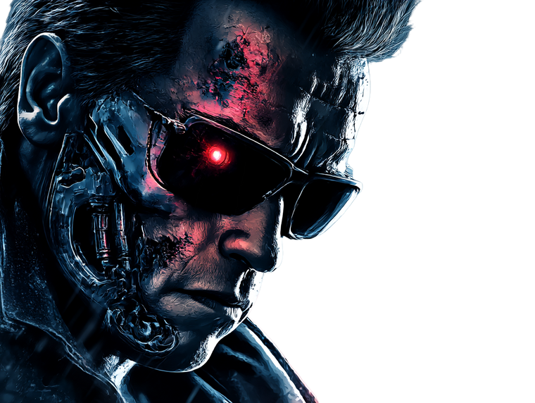Terminator Closeup Vinyl Car Decal Sticker – Waterproof & UV-Resistant 6.1866666666666665"