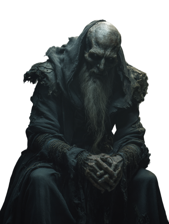 Decayed Dignified Elder Vinyl Car Decal Sticker – Waterproof & UV-Resistant 8.213333333333333"