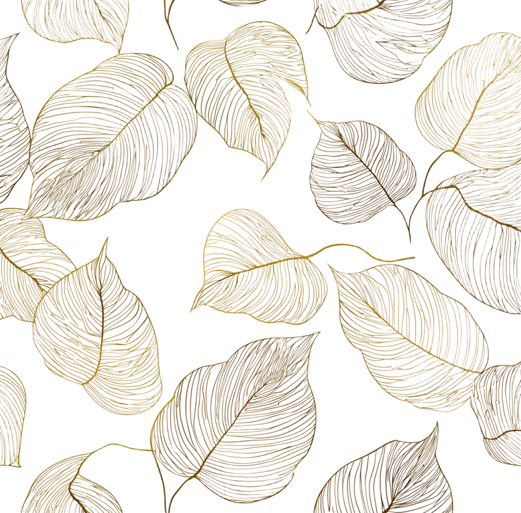 Leaf Vector Pattern Vinyl Car Decal Sticker – Waterproof & UV-Resistant 3.4133333333333336"